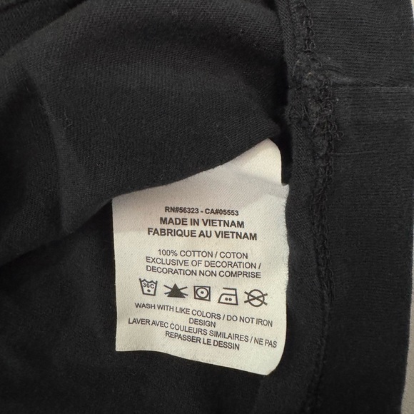 Nike Black Tee with White Logo - Picture 8 of 8